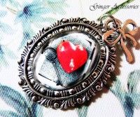Camafeo corazón + llave ¡¡15% DESCUENTO!!